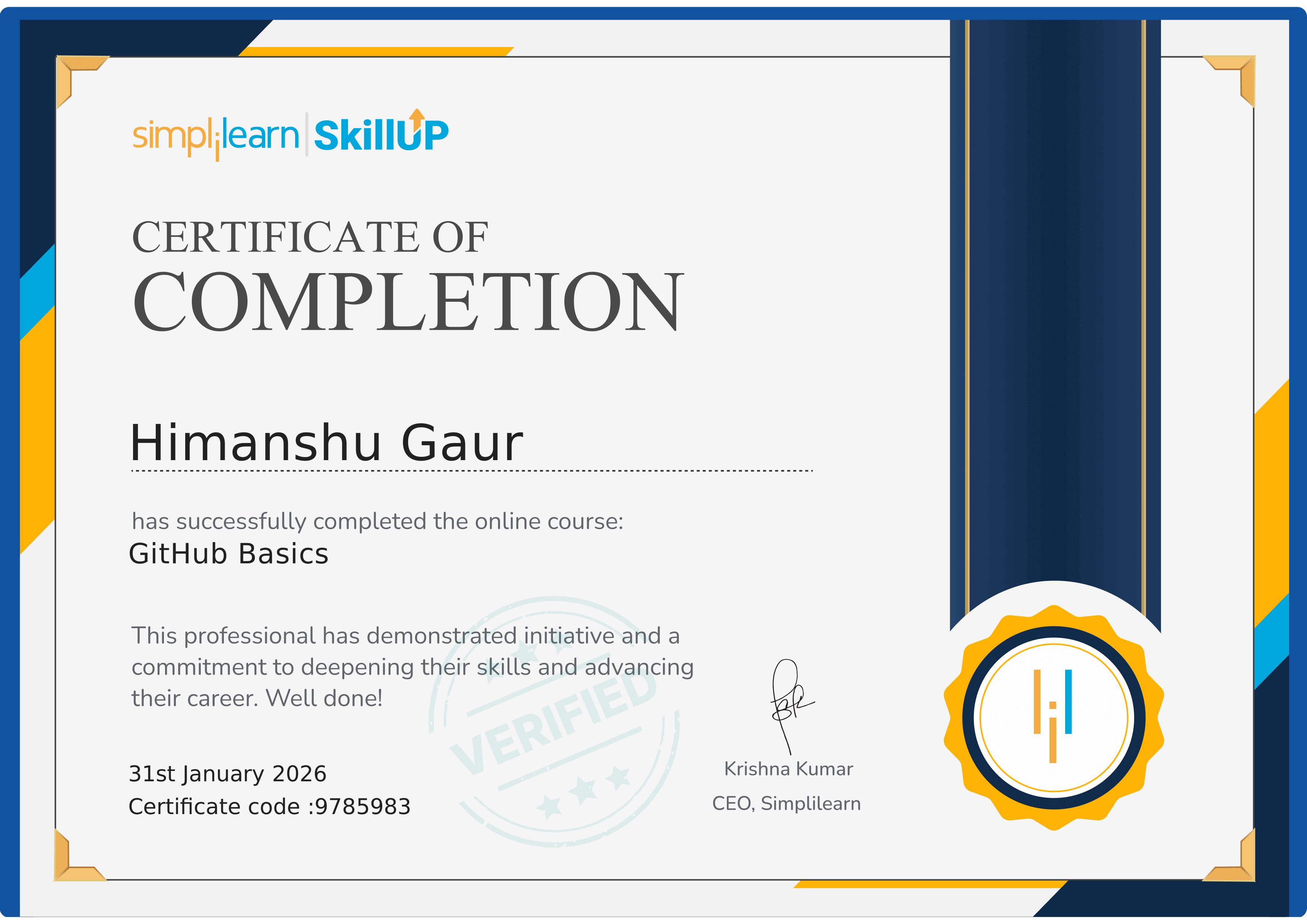 Himanshu Gaur — ML Engineer